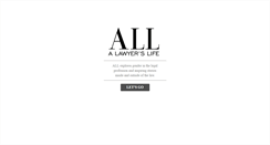 Desktop Screenshot of alawyerslife.com